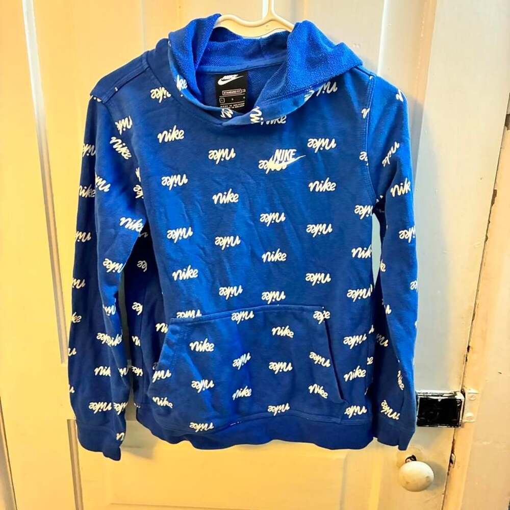 Nike All-Over Print Swoosh Logo Hoodie